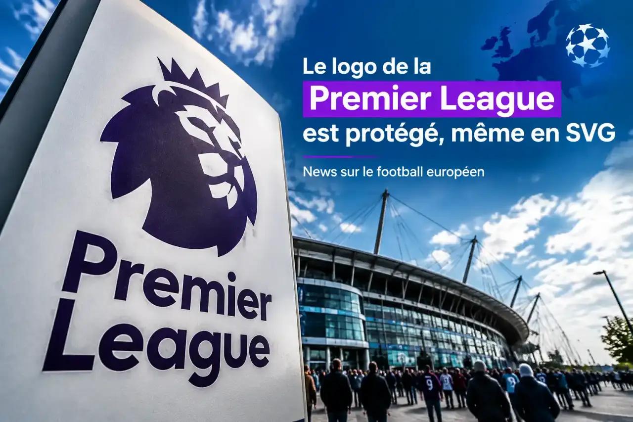 Le logo de la Premier League est protégé, même en SVG