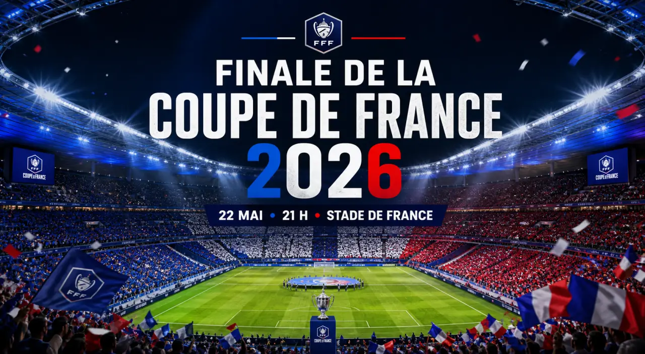 Quand se joue la finale de la Coupe de France 2026 de football, et où ? Le 22 mai, à 21 heures, au Stade de France