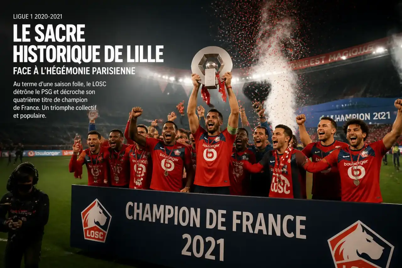 Ligue 1 2020-2021 : le sacre historique de Lille face à l'hégémonie parisienne