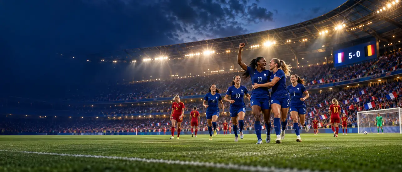 France-Belgique en football féminin : un 5-0 à replacer dans son contexte