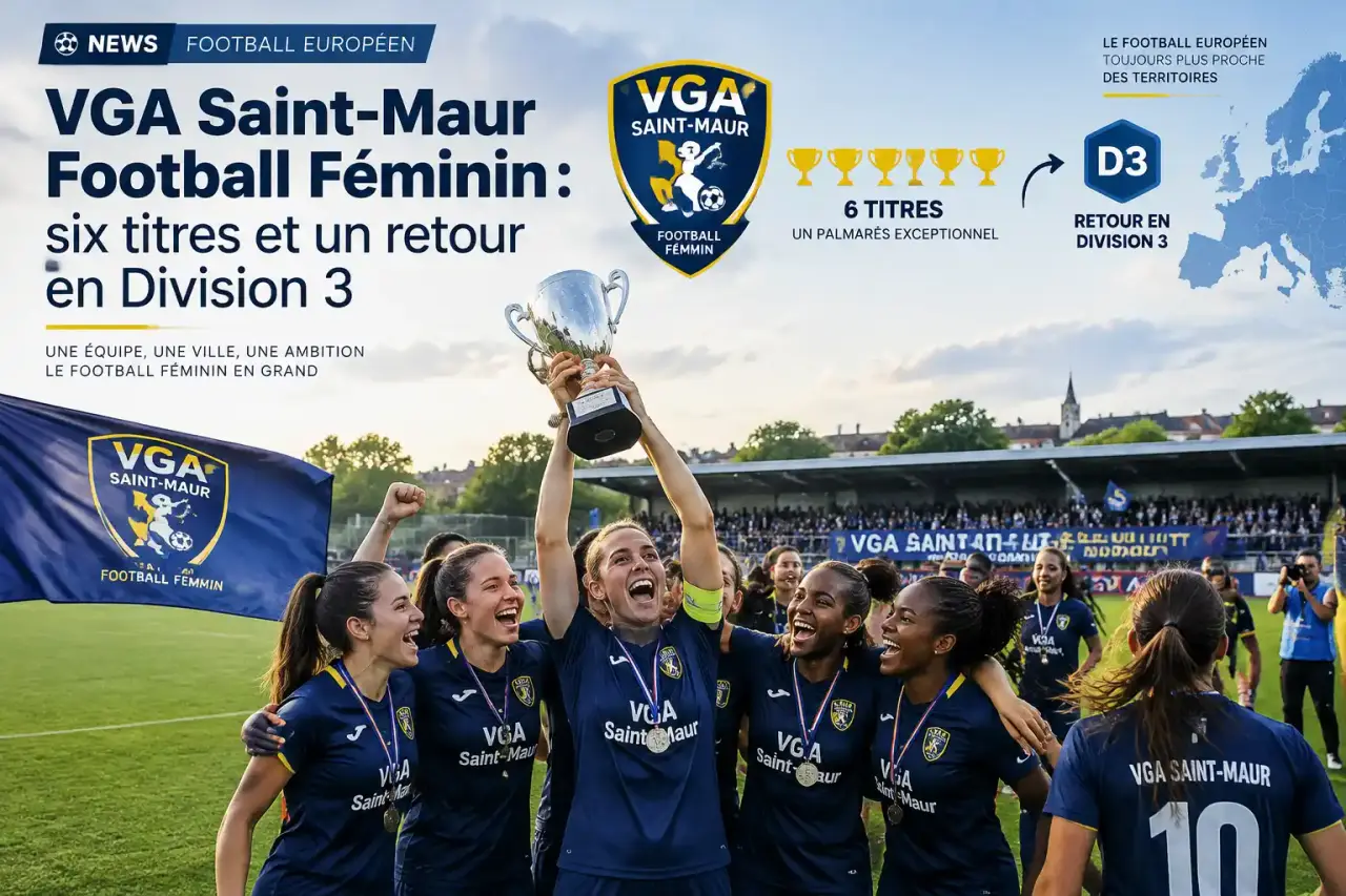 VGA Saint-Maur Football Féminin : six titres et un retour en Division 3
