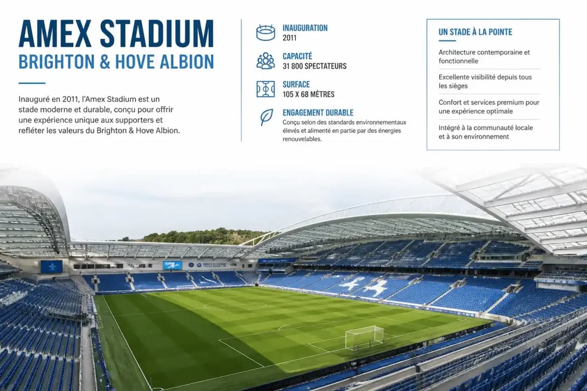 Amex Stadium, stade du Brighton & Hove Albion FC
